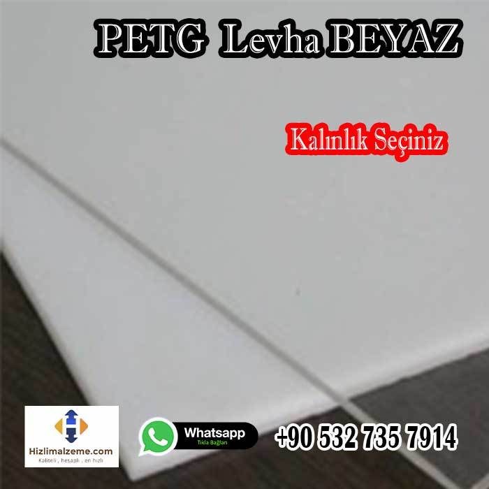125x205 cm Beyaz Pet-G Levha