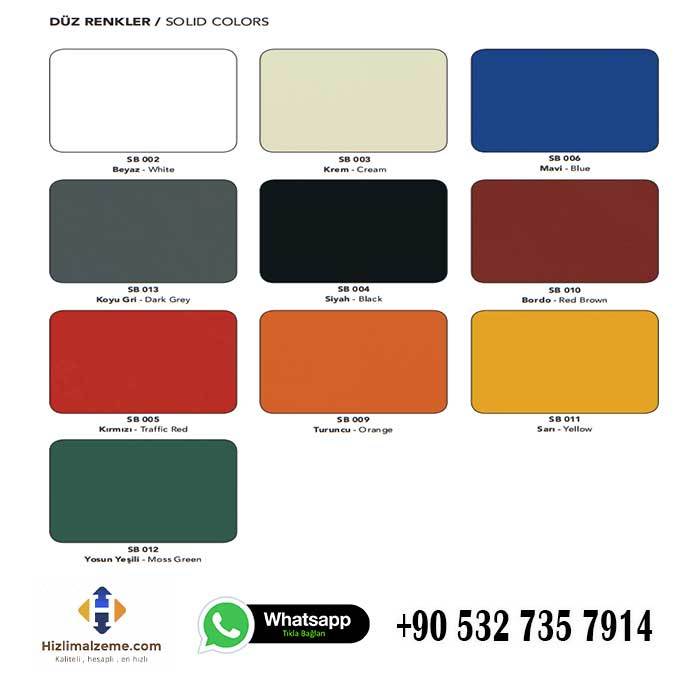 125x320cm Aluminyum Kompozit Panel 4 mm