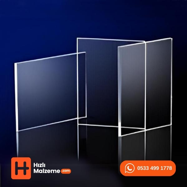 135 x 205 cm Şeffaf Akrilik & Çekme Pleksi Levha