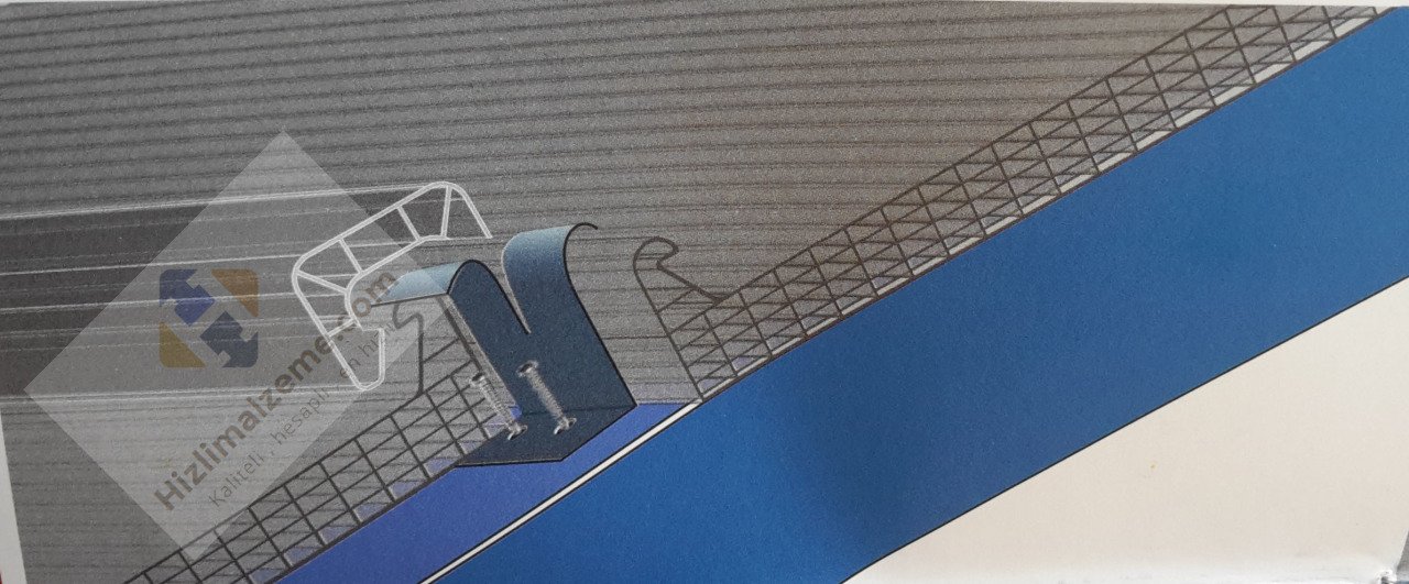 16 mm Kilitli Sistem Polikarbon Panel - Bronz