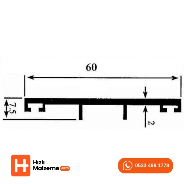 Polikarbon Levha Bağlantı Profil Takımı
