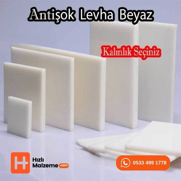Beyaz Antişok (Polistren) Levha