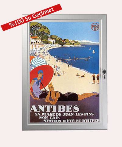 Showboard tek kilitli B2 50x70 cm