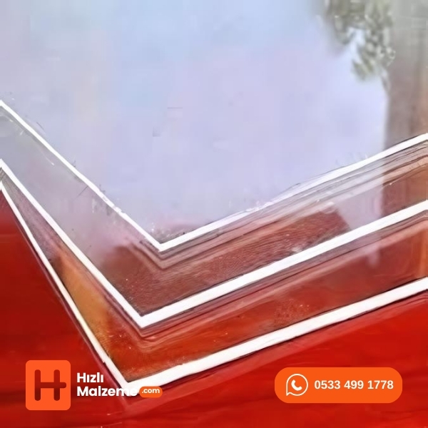 2 mm Şeffaf Akrilik Çekme Pleksi 205x305 cm