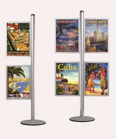 Leaflet Sürgülü Çerçeve A2 42x60 cm