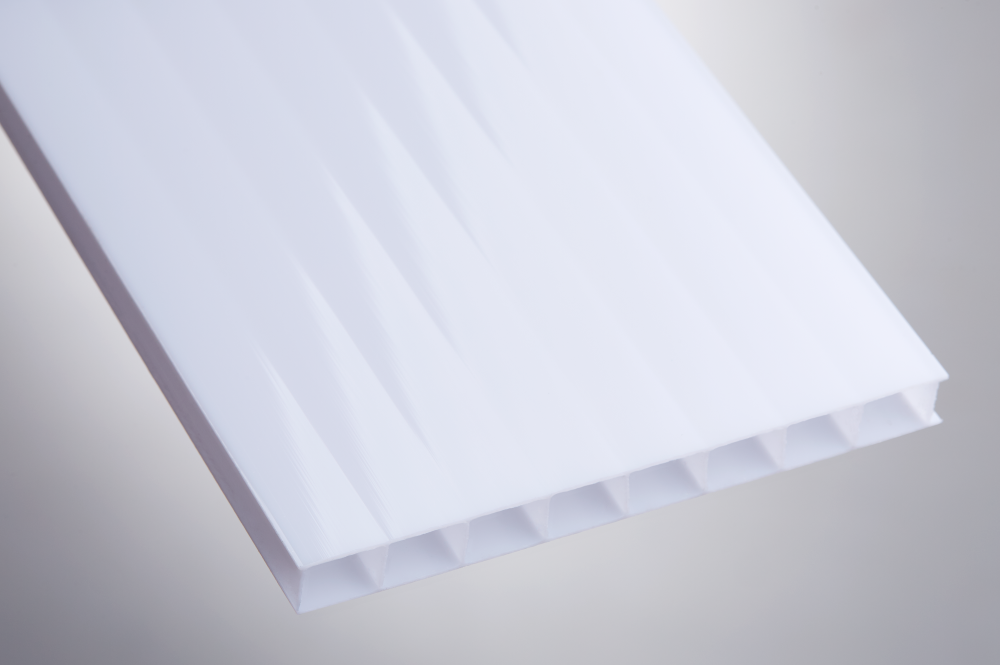 Beyaz Oluklu Polikarbon Levha (Policam)
