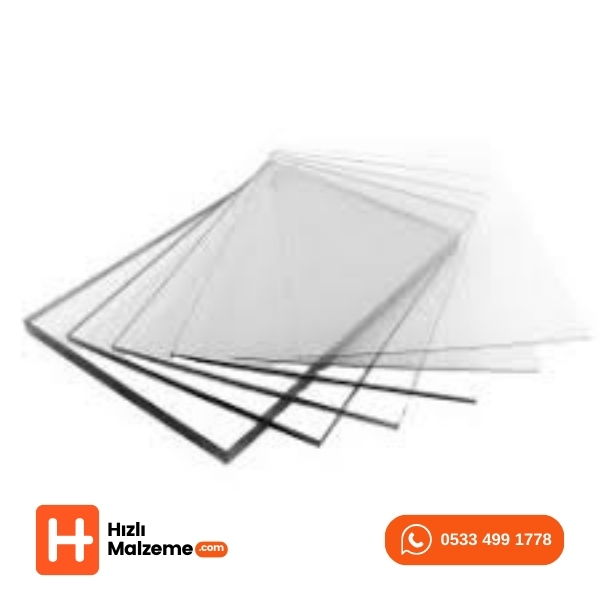 125 x 205 cm Şeffaf Apet - Pet Levha
