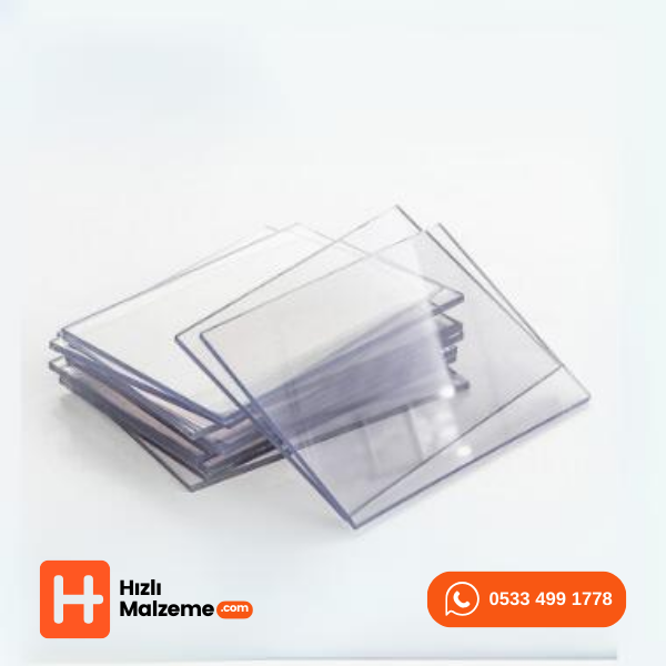 1 mm Şeffaf İthal Apet - Pet Levha 125x205 cm