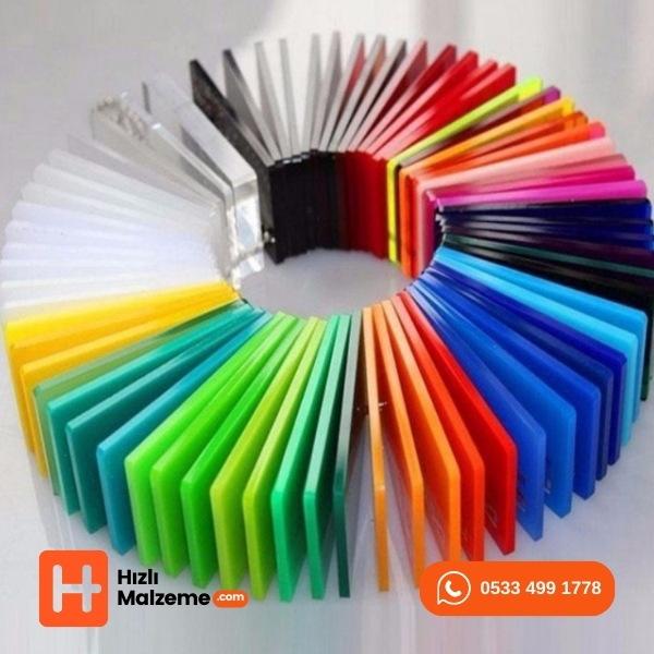 Renkli Akrilik Dökme Pleksi Levhalar 150x200 cm