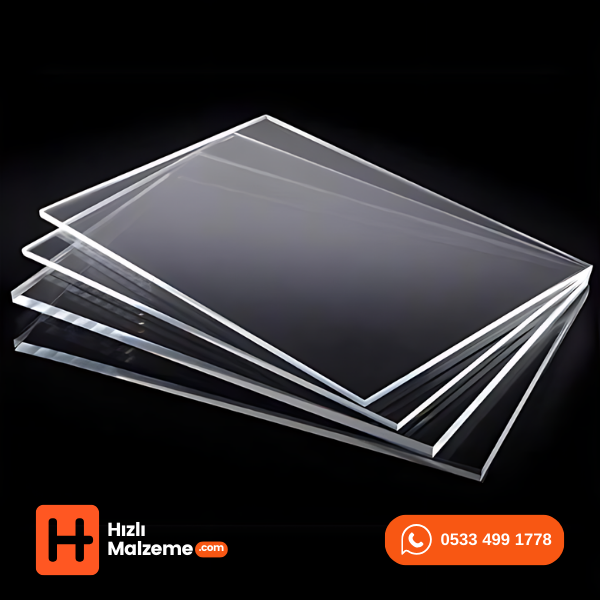 2.8 mm Şeffaf Akrilik Çekme Pleksi 135x205 cm