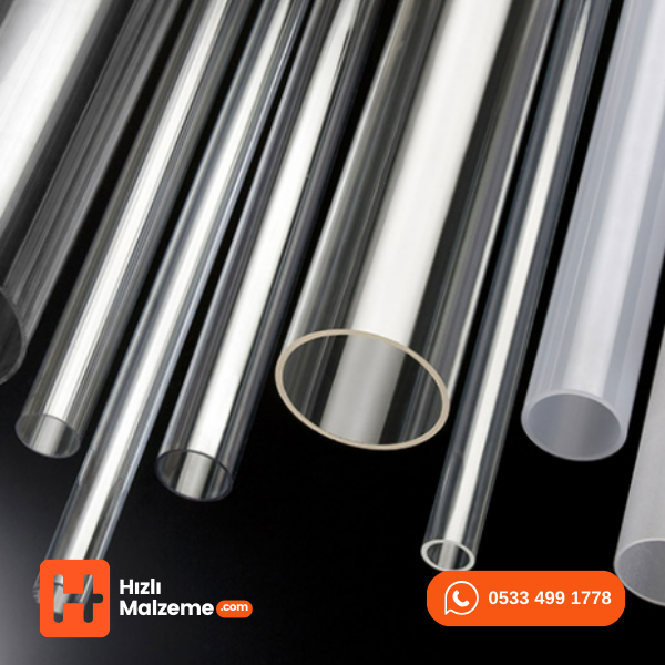 ŞEFFAF BORU VE ÇUBUKLAR