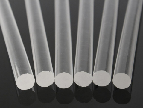 Akrilik Yuvarlak Çubuk Şeffaf ( Boy 2 Metre )