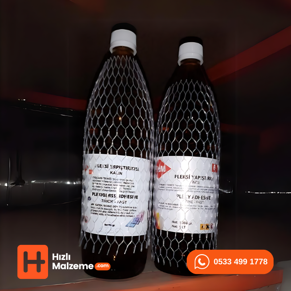 Kalın Kloroform Akrilik Yapıştırıcı ( Pleksi Yapıştıcı) 1 Litre
