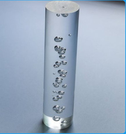 Akrilik Yuvarlak Köpüklü Çubuk Şeffaf ( Boy 1 Metre )