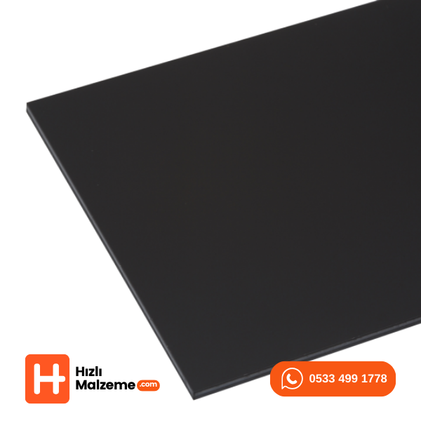 4.5mm siyah dekota foam pvc foreks 156x305cm