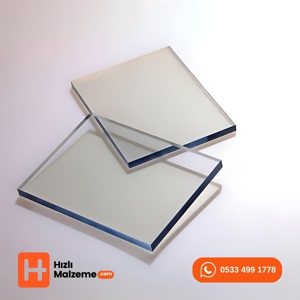 2 mm Şeffaf Solid Polikarbon Levha