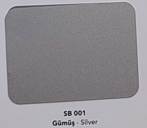 Metalik Gri Kompozit 125x320 cm SB 001