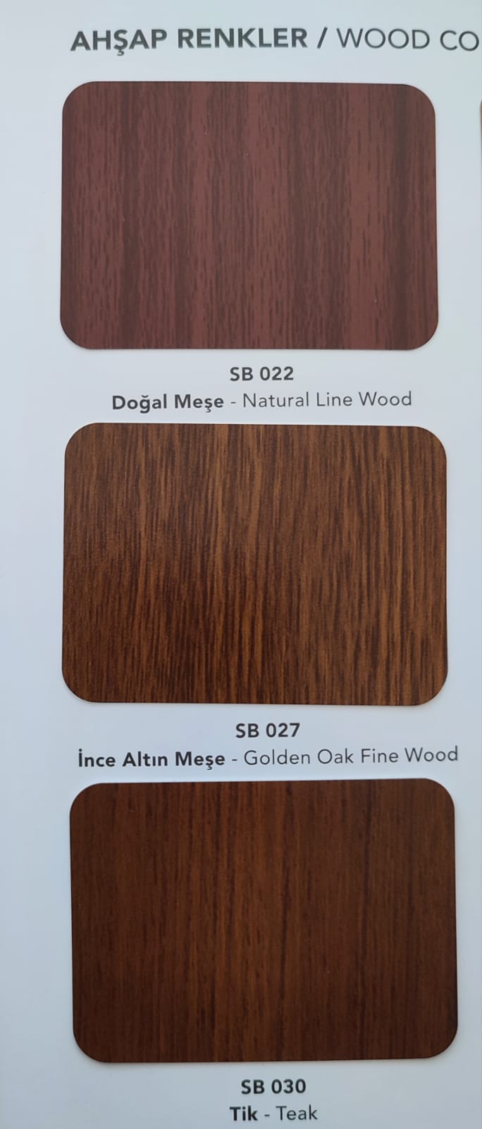 Ahşap Desen Kompozit 125x320cm İnce Altın Meşe Sb 0027